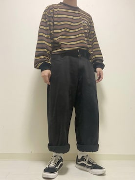 「TUTTU（トゥトゥ）のアイテム」を使った、kasago/Instagramも見てねさん（メンズ・165cm）の秋コーディネート
