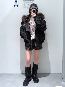 okuyuさん（レディース・154cm）の冬コーディネート