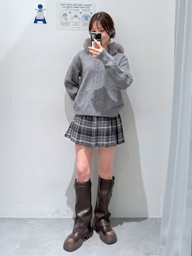 okuyuさん（レディース・154cm）の冬コーディネート