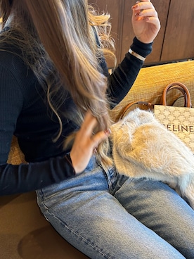 「BEAMS（ビームス）のアイテム（カーディガン/ボレロ）」を使った、cさん（レディース・157cm）の冬コーディネート