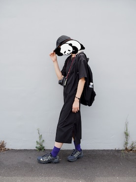 「TIGORA（ティゴラ）のアイテム（ワンピース/ドレス）」を使った、kokko10さん（レディース・155cm）の夏コーディネート