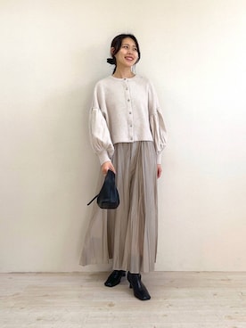 rinさん（レディース・164cm）の冬コーディネート