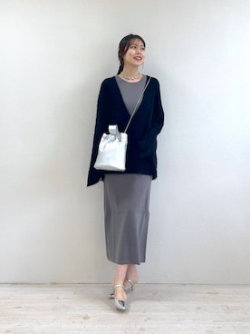 rinさん（レディース・164cm）の冬コーディネート