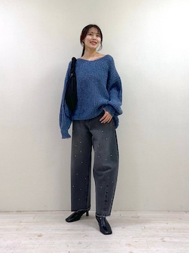 rinさん（レディース・164cm）の冬コーディネート