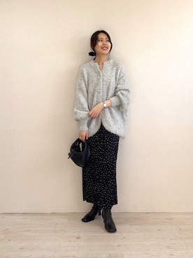 rinさん（レディース・164cm）の冬コーディネート