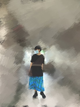 「initial（イニシャル）のアイテム（トップス）」を使った、Winky さん（レディース・150cm）の夏コーディネート