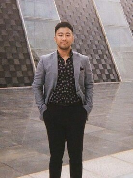 「ZARA MAN」｜Wenceslaus Zadokさん（メンズ・173cm）の冬コーディネート
