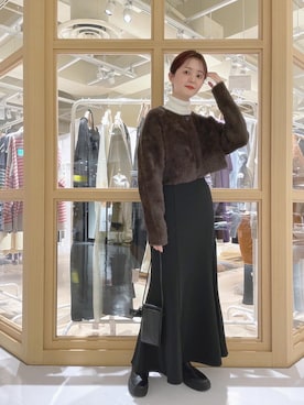 「アイテム（ショルダーバッグ）」を使った、anna  aoyamaさん（レディース・161cm・30代）の秋コーディネート