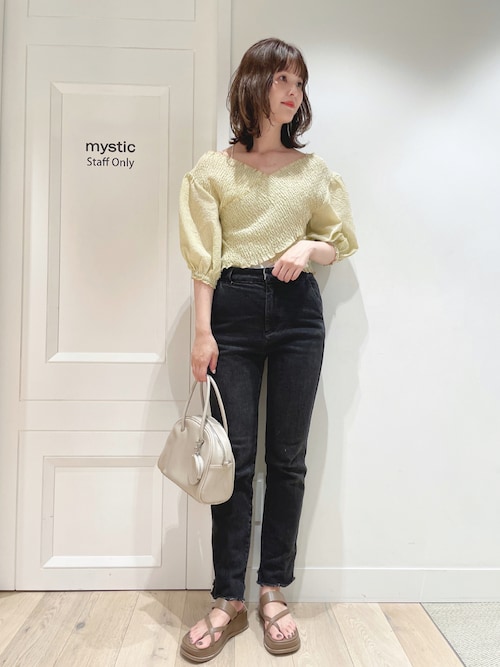 mystic ミスティック　マルチWAYデニム　新品未使用 セール】マルチWAYデニム（デニムパンツ）｜mystic
