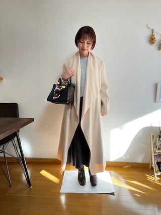 IVY OAK / ウール ガウンコートを使った人気ファッション