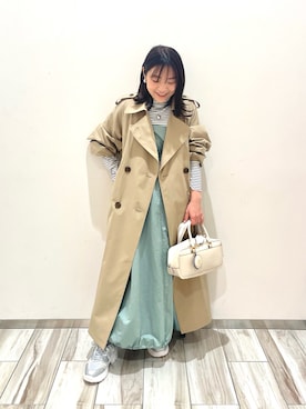 「アイテム（ワンピース/ドレス）」を使った、nanamiさん（レディース・150cm・30代）の冬コーディネート
