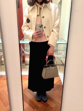 「caban（キャバン）のアイテム」を使った、🌼𝓀𝒶ℴ𝓇𝓊🌼さん（レディース・169cm）の冬コーディネート