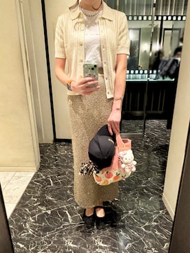 「アイテム（ニット/セーター）」を使った、🌼𝓀𝒶ℴ𝓇𝓊🌼さん（レディース・169cm）の秋コーディネート