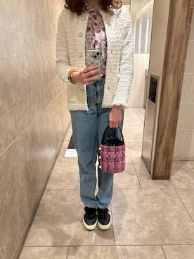 「アイテム（ドラムバッグ）」を使った、🌼𝓀𝒶ℴ𝓇𝓊🌼さん（レディース・169cm）の春コーディネート