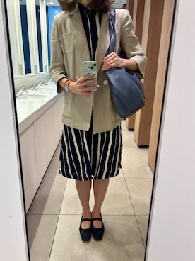 「アイテム（バレエシューズ）」を使った、🌼𝓀𝒶ℴ𝓇𝓊🌼さん（レディース・169cm）の秋コーディネート