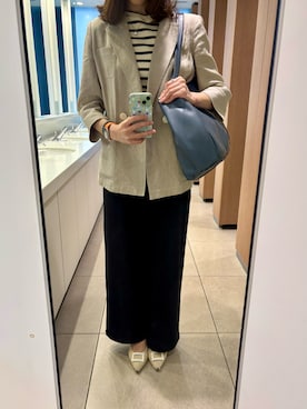 「アイテム（ピアス（両耳用））」を使った、🌼𝓀𝒶ℴ𝓇𝓊🌼さん（レディース・169cm）の秋コーディネート
