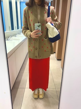 「アイテム（リング）」を使った、🌼𝓀𝒶ℴ𝓇𝓊🌼さん（レディース・169cm）の秋コーディネート