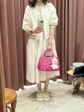 「ニットワンピース」｜🌼𝓀𝒶ℴ𝓇𝓊🌼さん（レディース・169cm）の春コーディネート