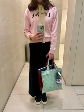 「AURALEE（オーラリー）のアイテム」を使った、🌼𝓀𝒶ℴ𝓇𝓊🌼さん（レディース・169cm）の春コーディネート