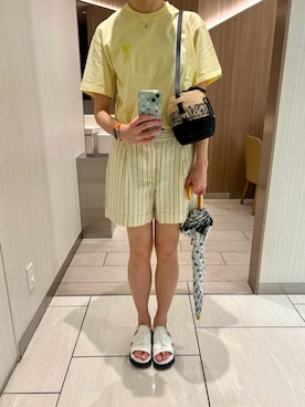 「アイテム（腕時計）」を使った、🌼𝓀𝒶ℴ𝓇𝓊🌼さん（レディース・169cm）の夏コーディネート