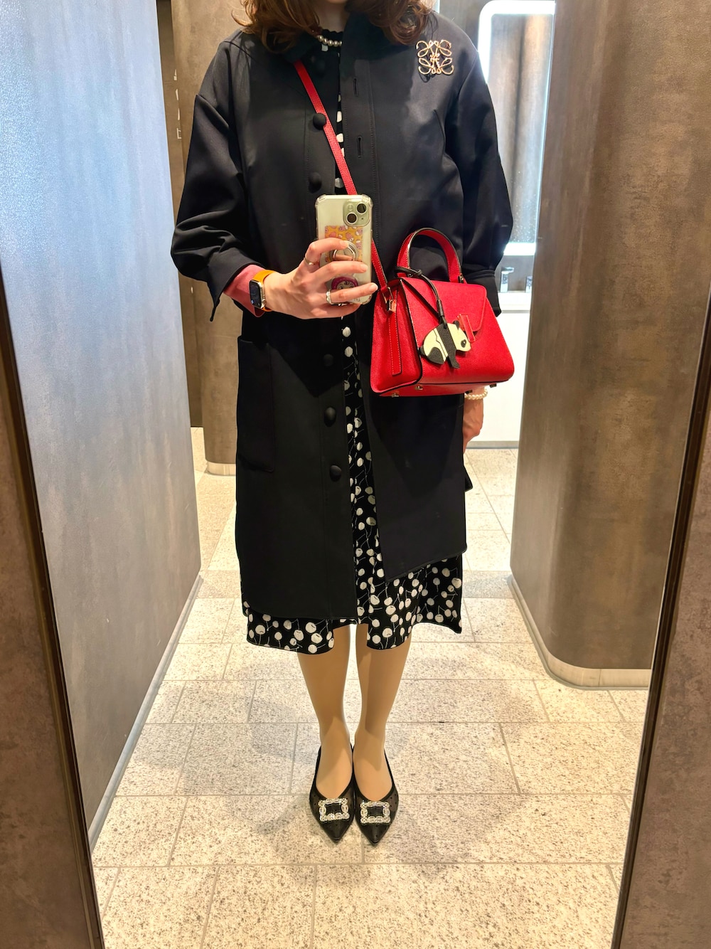 バレエシューズを使った「Dior」の人気ファッション