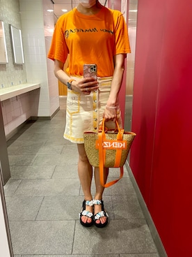 「KENZO」｜「アイテム（腕時計）」を使った、🌼𝓀𝒶ℴ𝓇𝓊🌼さん（レディース・169cm）の夏コーディネート