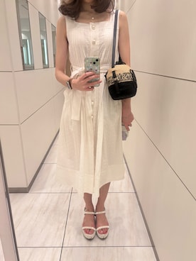 「アイテム（リング）」を使った、🌼𝓀𝒶ℴ𝓇𝓊🌼さん（レディース・169cm）の夏コーディネート