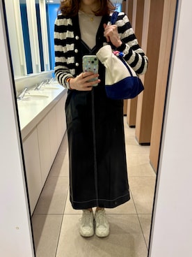 「アイテム（ワンピース）」を使った、🌼𝓀𝒶ℴ𝓇𝓊🌼さん（レディース・169cm）の秋コーディネート