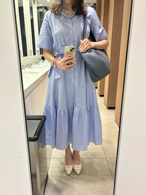 ローレンラルフローレンワンピース上にボレロが似合うデザイン ほぼ未