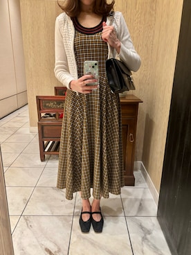 「アイテム（バレエシューズ）」を使った、🌼𝓀𝒶ℴ𝓇𝓊🌼さん（レディース・169cm）の秋コーディネート