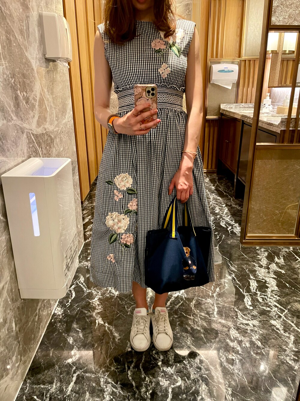 【着用2回美品】Polo Ralph Lauren ギンガムチェックワンピース 着用2回美品】Polo Ralph Lauren ギンガムチェックワンピース