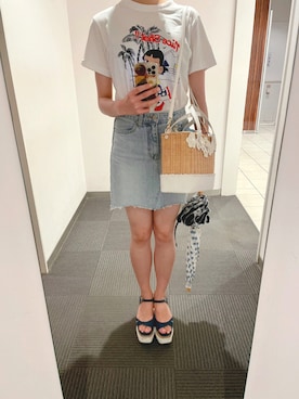 「-5kgjean」｜🌼𝓀𝒶ℴ𝓇𝓊🌼さん（レディース・168cm）の夏コーディネート
