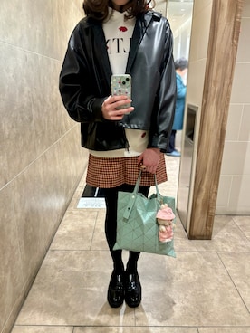 「HERMES（エルメス）のアイテム」を使った、🌼𝓀𝒶ℴ𝓇𝓊🌼さん（レディース・169cm）の冬コーディネート