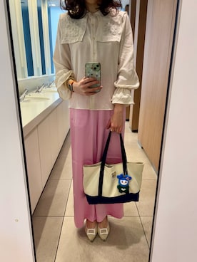 「JILL by JILL STUART（ジルバイジルスチュアート）のアイテム」を使った、🌼𝓀𝒶ℴ𝓇𝓊🌼さん（レディース・169cm）の春コーディネート