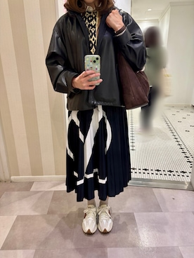 「アイテム（ピアス（両耳用））」を使った、🌼𝓀𝒶ℴ𝓇𝓊🌼さん（レディース・169cm）の秋コーディネート