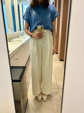 「summer style」｜「アイテム（パンプス）」を使った、🌼𝓀𝒶ℴ𝓇𝓊🌼さん（レディース・169cm）の夏コーディネート