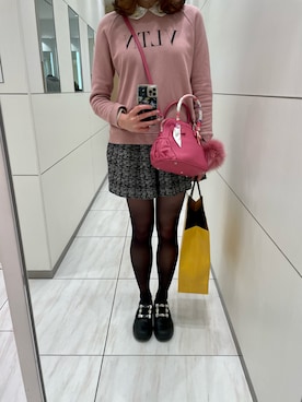 「autumn look」｜「アイテム（スウェット）」を使った、🌼𝓀𝒶ℴ𝓇𝓊🌼さん（レディース・168cm）の秋コーディネート