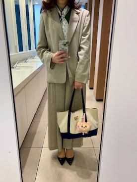 「HERMES」｜🌼𝓀𝒶ℴ𝓇𝓊🌼さん（レディース・169cm）の春コーディネート