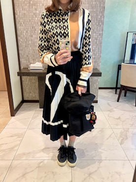 「HERMES（エルメス）のアイテム」を使った、🌼𝓀𝒶ℴ𝓇𝓊🌼さん（レディース・169cm）の秋コーディネート