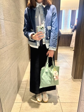 「AURALEE（オーラリー）のアイテム」を使った、🌼𝓀𝒶ℴ𝓇𝓊🌼さん（レディース・169cm）の春コーディネート