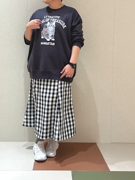 かおりさん（レディース・162cm）の冬コーディネート