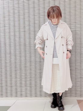 かおりさん（レディース・162cm）の冬コーディネート