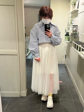 かおりさん（レディース・162cm）の春コーディネート