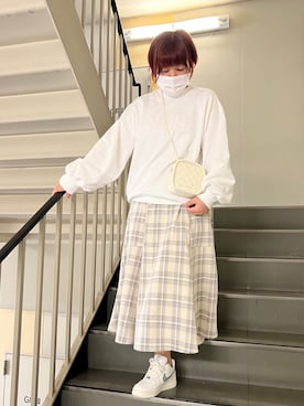 かおりさん（レディース・162cm）の冬コーディネート