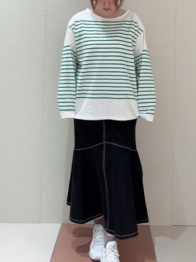 かおりさん（レディース・162cm）の冬コーディネート