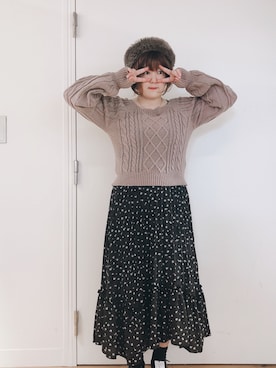 かおりさん（レディース・162cm）の秋コーディネート