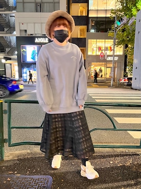 かおりさん(レディース・162cm)の冬コーディネート