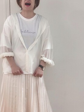 かおりさん（レディース・162cm）の夏コーディネート