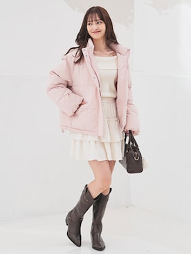 「Honeys（ハニーズ）のアイテム」を使った、ハニーズさん（レディース・160cm）の秋コーディネート