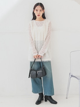 「秋服」｜「アイテム（ベスト）」を使った、ハニーズさん（レディース・163cm）の夏コーディネート